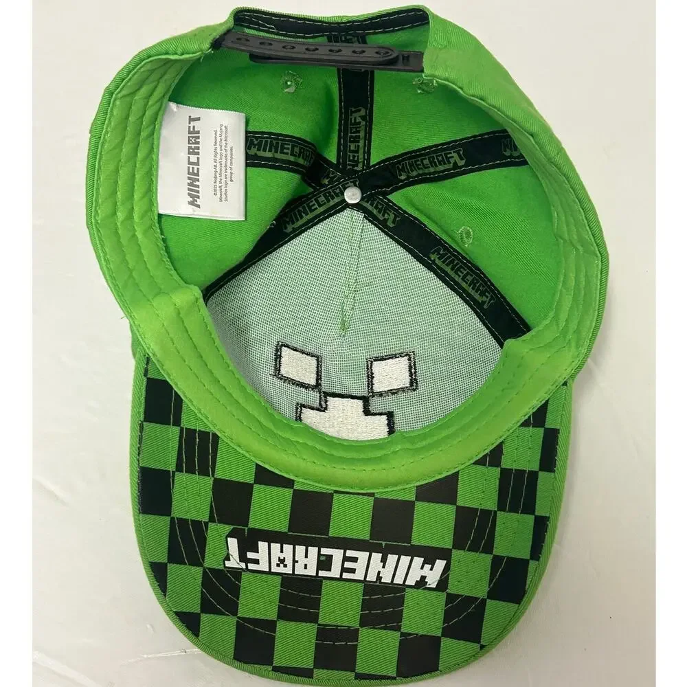 NWOT Minecraft Creeper baseball cap adjustable strap